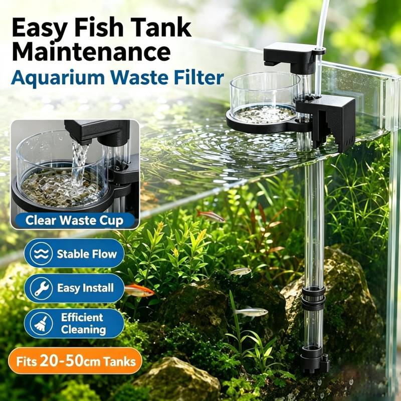 Aquarium Fish Maintenance - Detachable Air Lift Aquarium Fish Waste