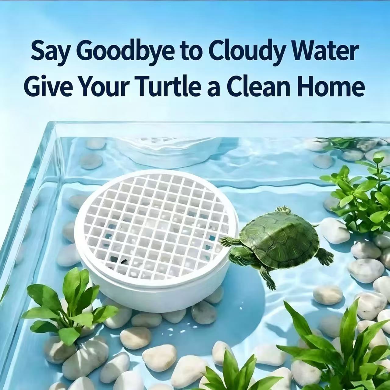 Aquarium Fish Keeping - Turtle Feces Collector Detachable Aquarium Tortoise