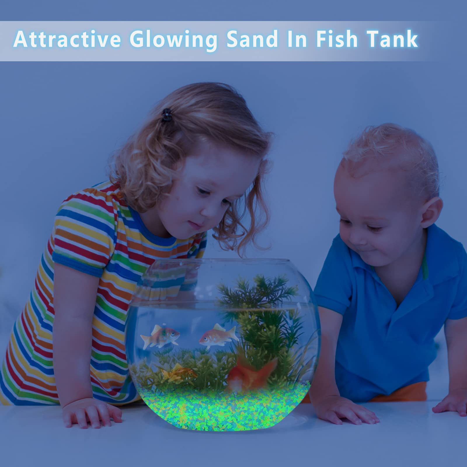 1000Pcs Luminous Sand Glow In  - đánh giá và giá Aquarium Fish Glow In The Dark