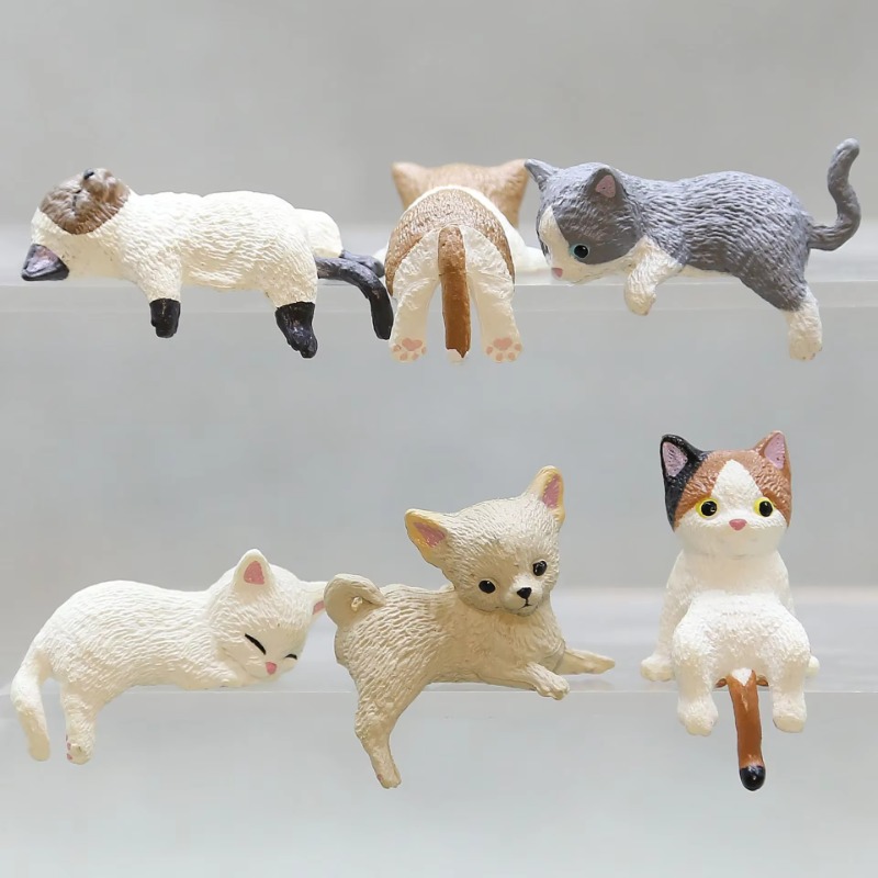 1Pc Cute Cartoon Cat PVC Home  - đánh giá và giá Aquarium Fish Names