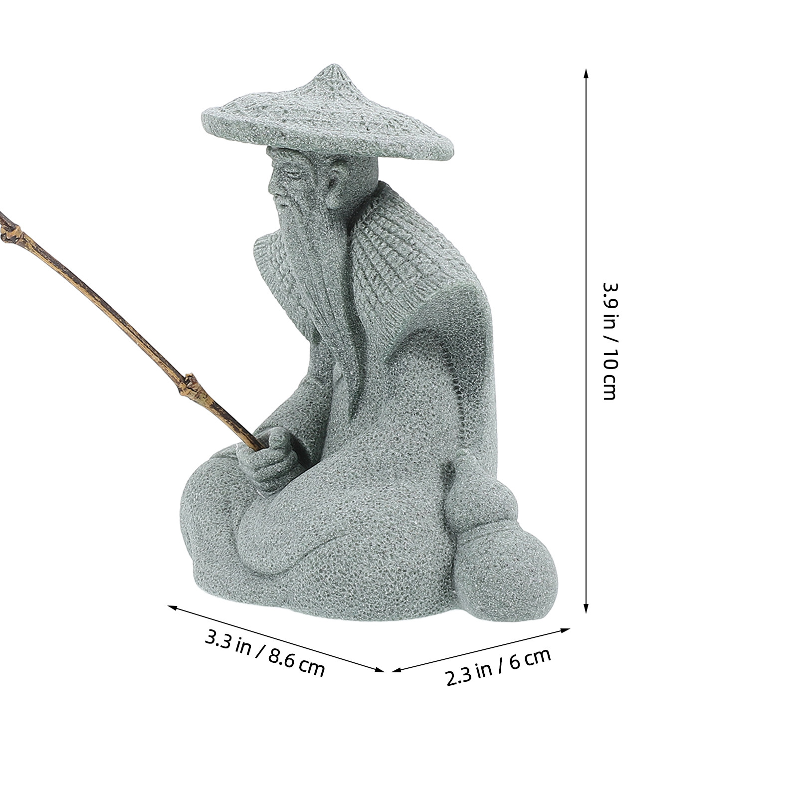 Small Resin Fisherman Statue J - đánh giá và giá Aquarium Fish Small