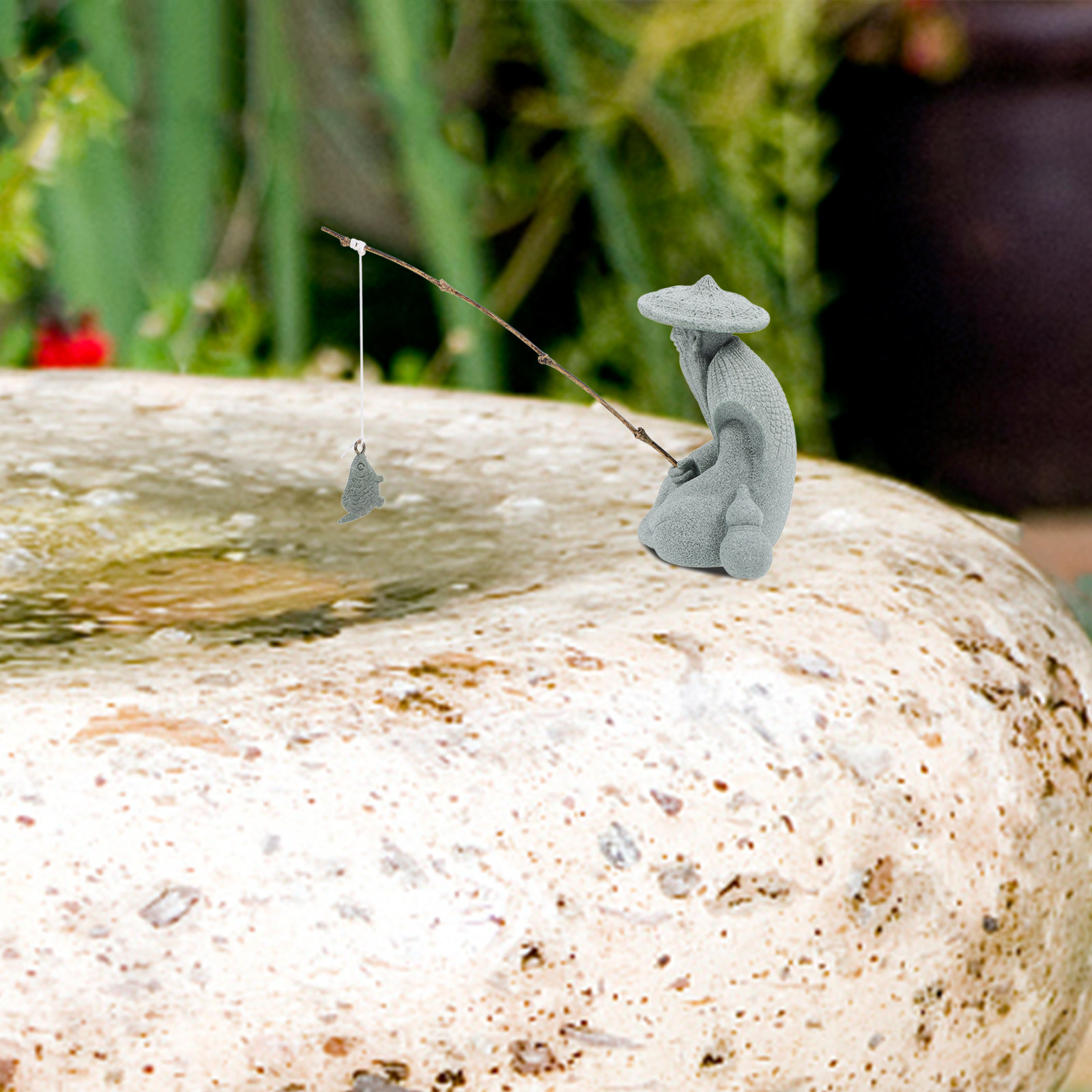 Small Resin Fisherman Statue J - đánh giá và giá Aquarium Fish Small