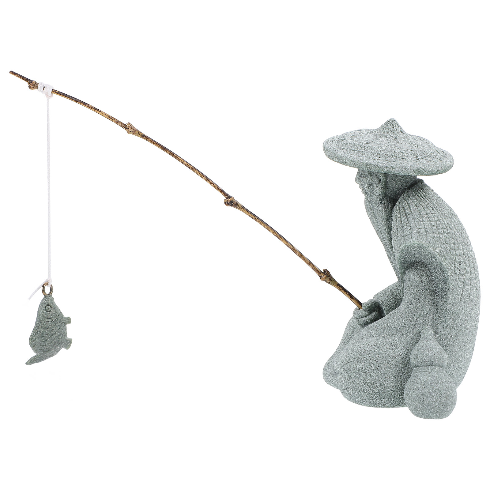 Small Resin Fisherman Statue J - đánh giá và giá Aquarium Fish Small