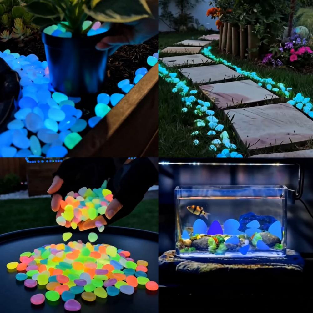 Glow-in-the-Dark Resin Pebbles - đánh giá và giá Aquarium Fish Glow In The Dark