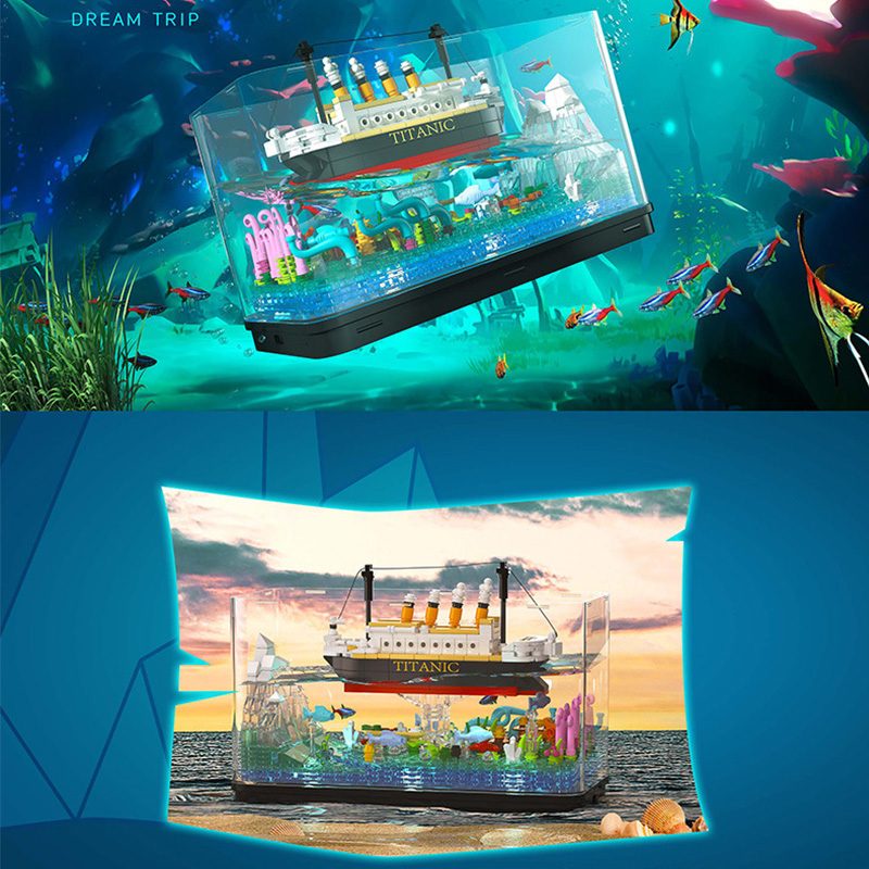 MOC Titanic Cruise Line Pirate - đánh giá và giá Aquarium Fish Keeping