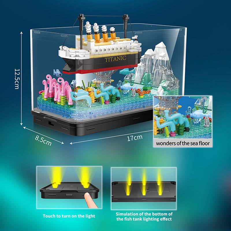 MOC Titanic Cruise Line Pirate - đánh giá và giá Aquarium Fish Keeping
