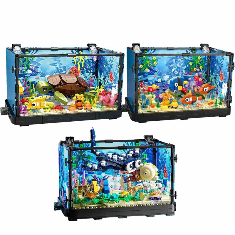 Fish Tank Building Block Set w - đánh giá và giá Aquarium Fish Names