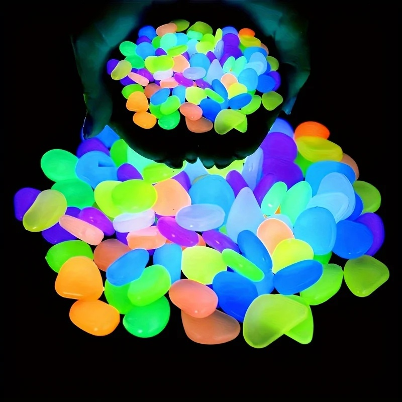 50-200pcs Glow in The Dark Peb - đánh giá và giá Aquarium Fish Bowl