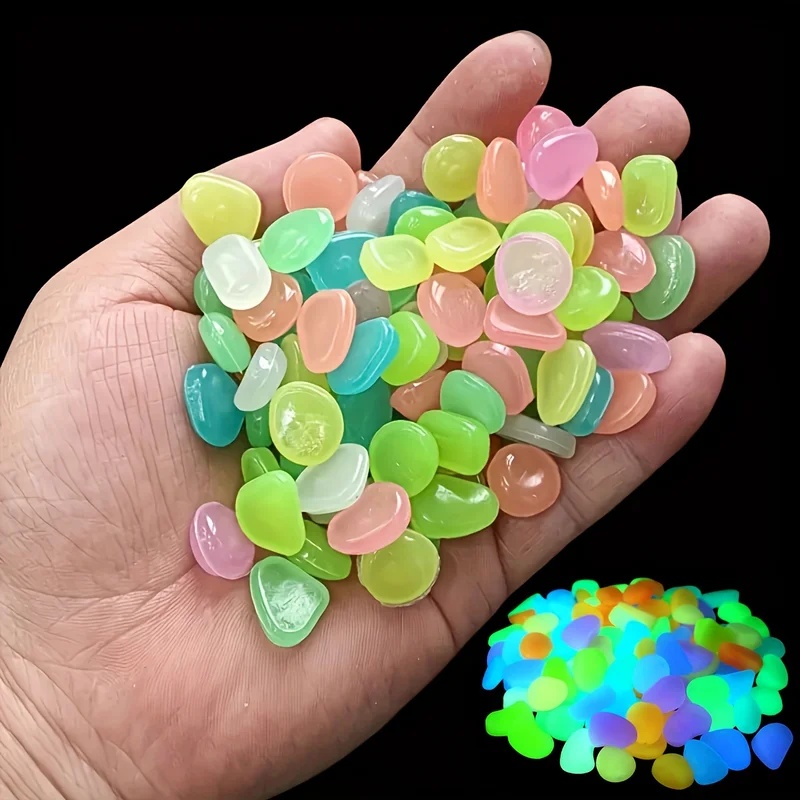 50-200pcs Glow in The Dark Peb - đánh giá và giá Aquarium Fish Bowl