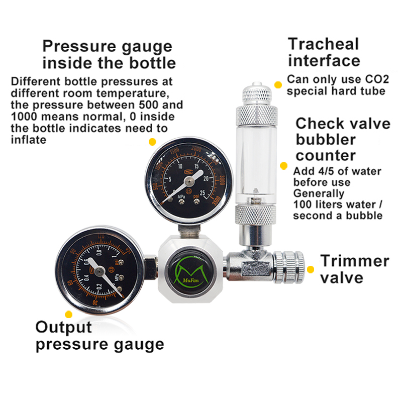 Aquarium CO2 Regulator Magneti - đánh giá và giá Aquarium Fish Quarantine
