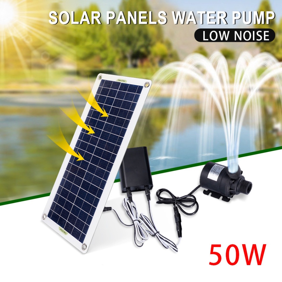 50W Solar Power Water Pump Set - đánh giá và giá Aquarium Fish Bowl