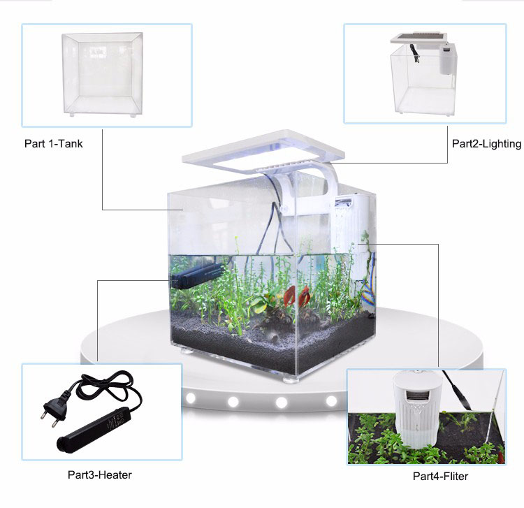 Mini Acrylic (25*25*25cm) Sale - đánh giá và giá Aquarium Fish Sale