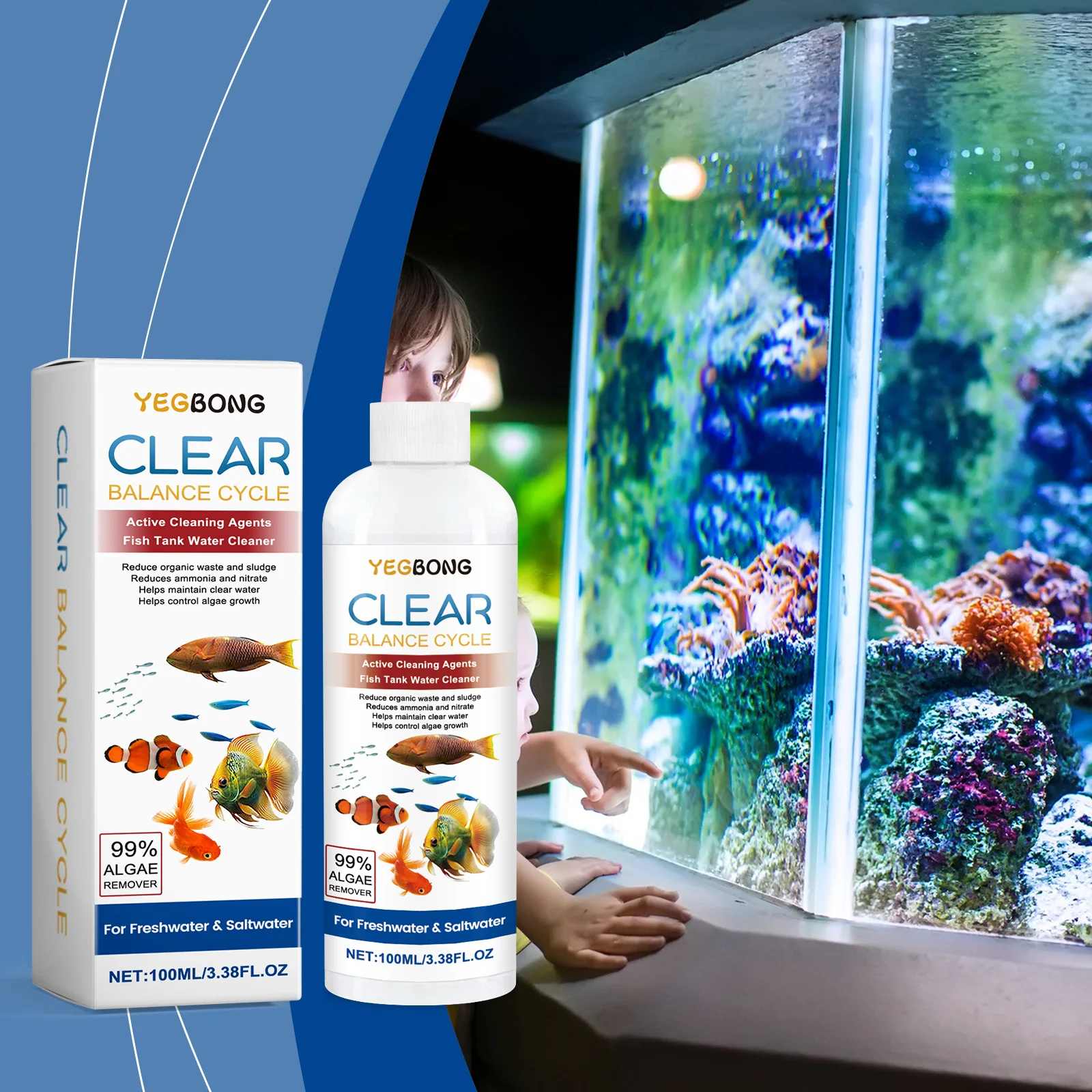 Algae Remover for Fish Tanks,  - đánh giá và giá Aquarium Fishing