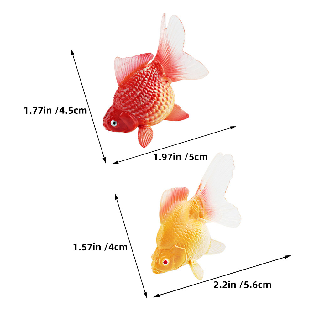 3Pcs Realistic Floating Koi Fi - đánh giá và giá Aquarium Fish Small