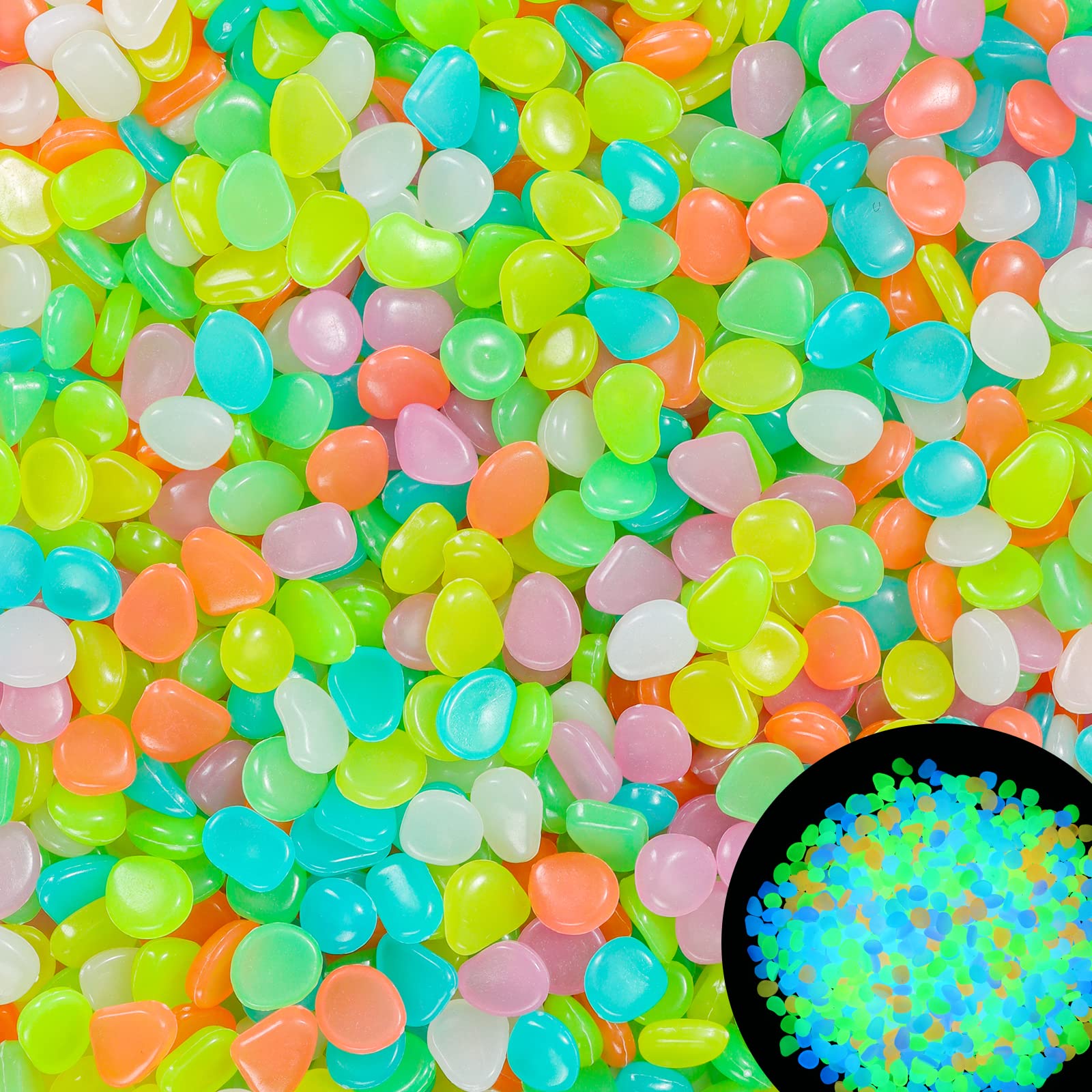 100Pcs Glow in the Dark Garden - đánh giá và giá Aquarium Fish Bowl