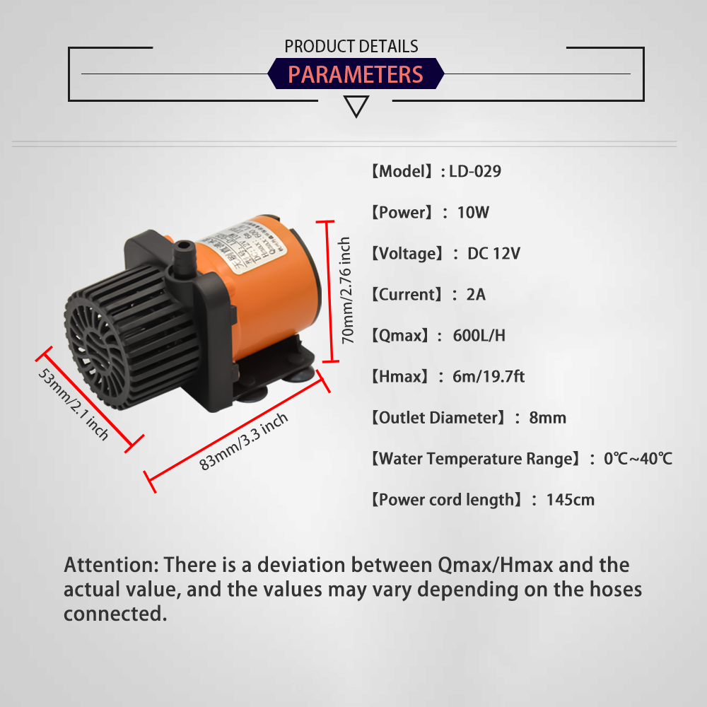 12V DC Brushless Small Submers - đánh giá và giá Aquarium Fish Small