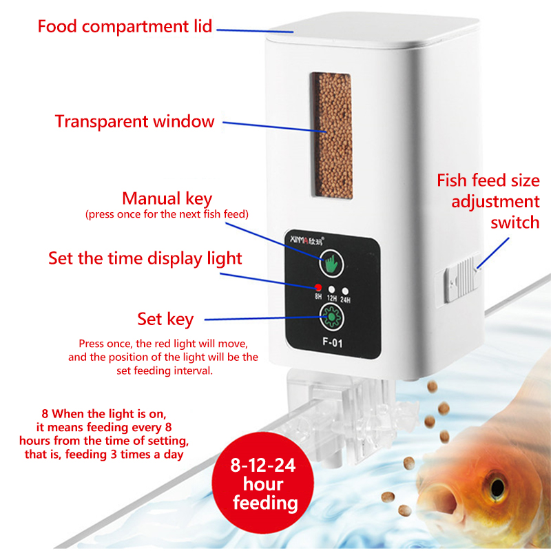 400ml Aquarium Automatische Fe - đánh giá và giá Aquarium Fish Big
